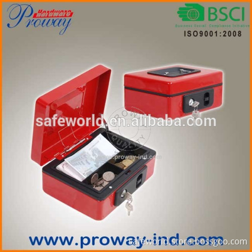 metal portable cash safe box china manufacturer